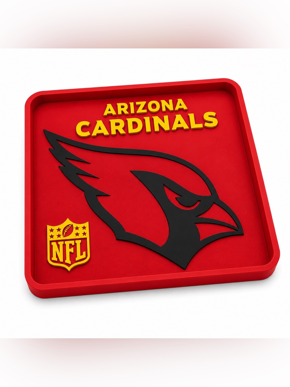Arizona Cardinals NFL Pocket Dump Tray - For Keys, Wallet, Money, Etc